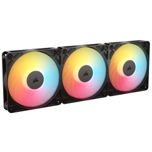 Corsair RS Series RS120-R ARGB PWM Fan - 3-Pack, 120mm, black