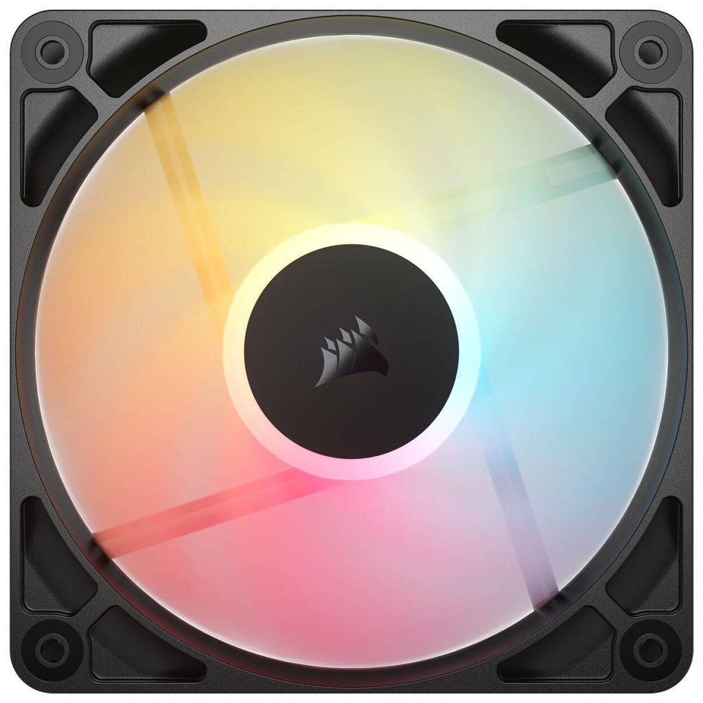 Corsair RS Series RS120-R ARGB PWM Fan - 3-Pack, 120mm, black