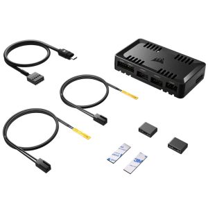 Corsair Commander Duo ARGB & Fan Controller, iCUE LINK - black