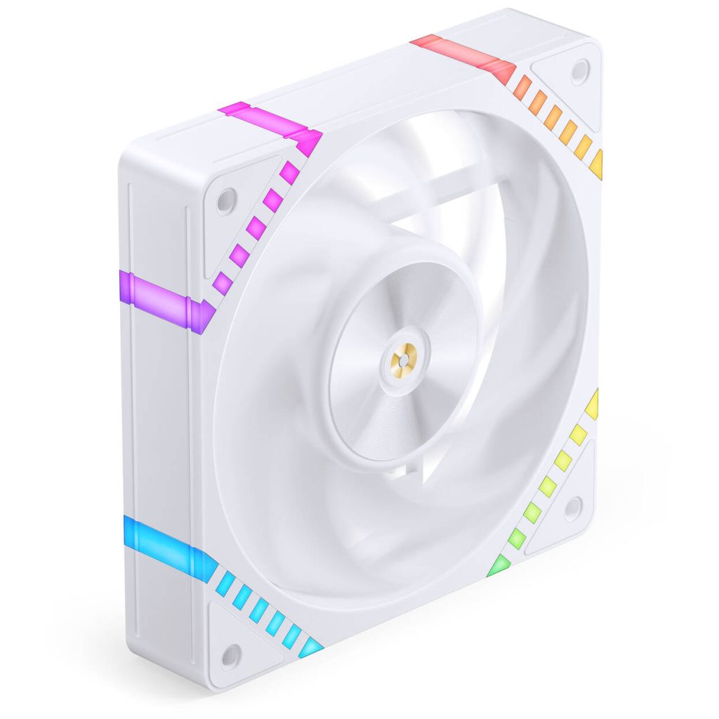 Jonsbo HF2-120 Fan, PWM, ARGB - 120mm, white