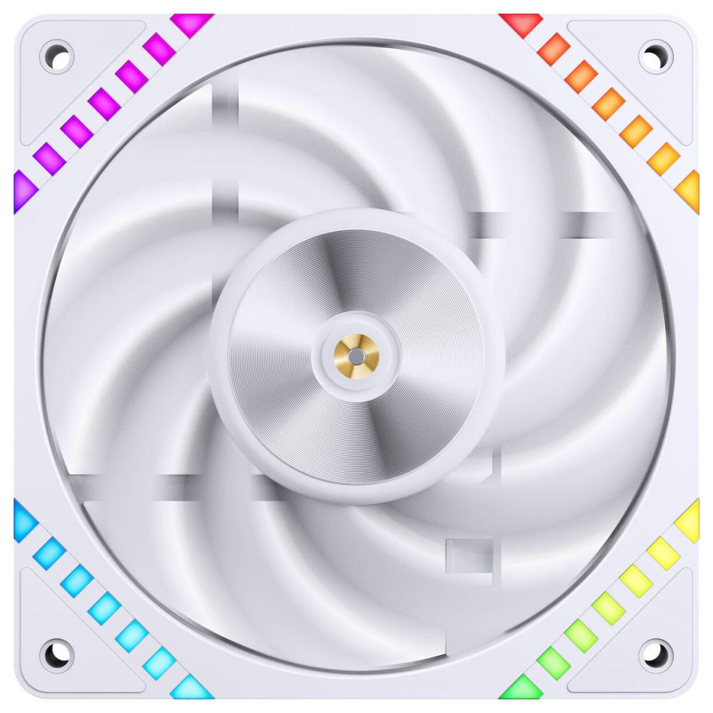 Jonsbo HF2-120 Fan, PWM, ARGB - 120mm, white