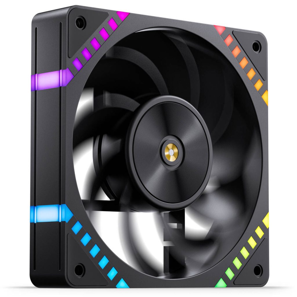 Jonsbo HF2-120 Fan, Reverse Blade, PWM, ARGB - 120mm, black : image 1
