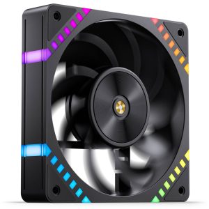 Jonsbo HF2-120 Fan, Reverse Blade, PWM, ARGB - 120mm, black : image 1