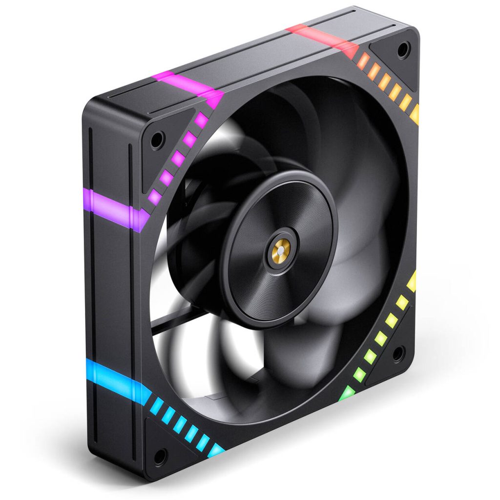 Jonsbo HF2-120 Fan, Reverse Blade, PWM, ARGB - 120mm, black : image 2