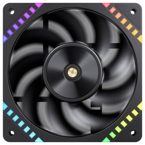 Jonsbo HF2-120 Fan, Reverse Blade, PWM, ARGB - 120mm, black : image 4