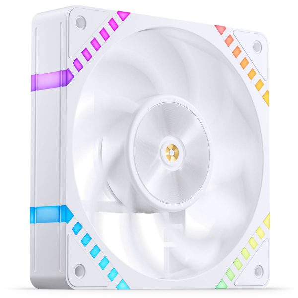 Jonsbo HF2-120 Fan, Reverse Blade, PWM, ARGB – 120mm, white