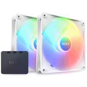 NZXT F140 RGB Core PWM Fan - 140mm, black, pack of 2