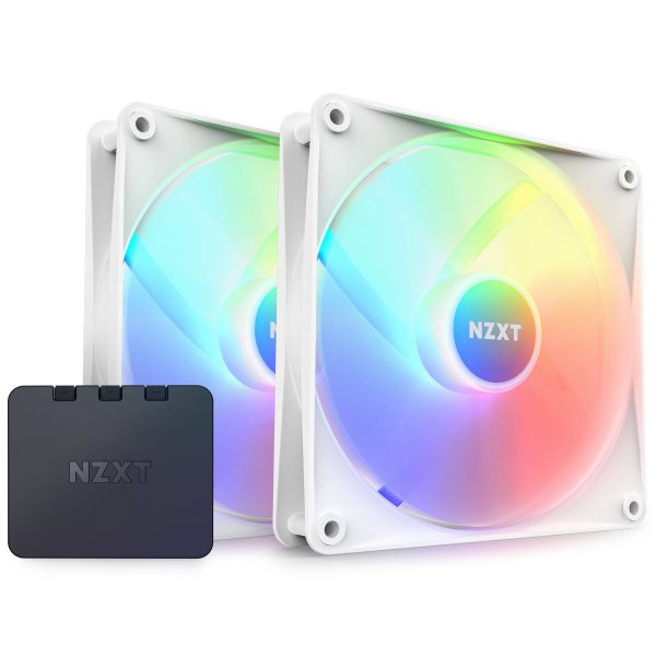 NZXT F140 RGB Core PWM Fan – 140mm, black, pack of 2