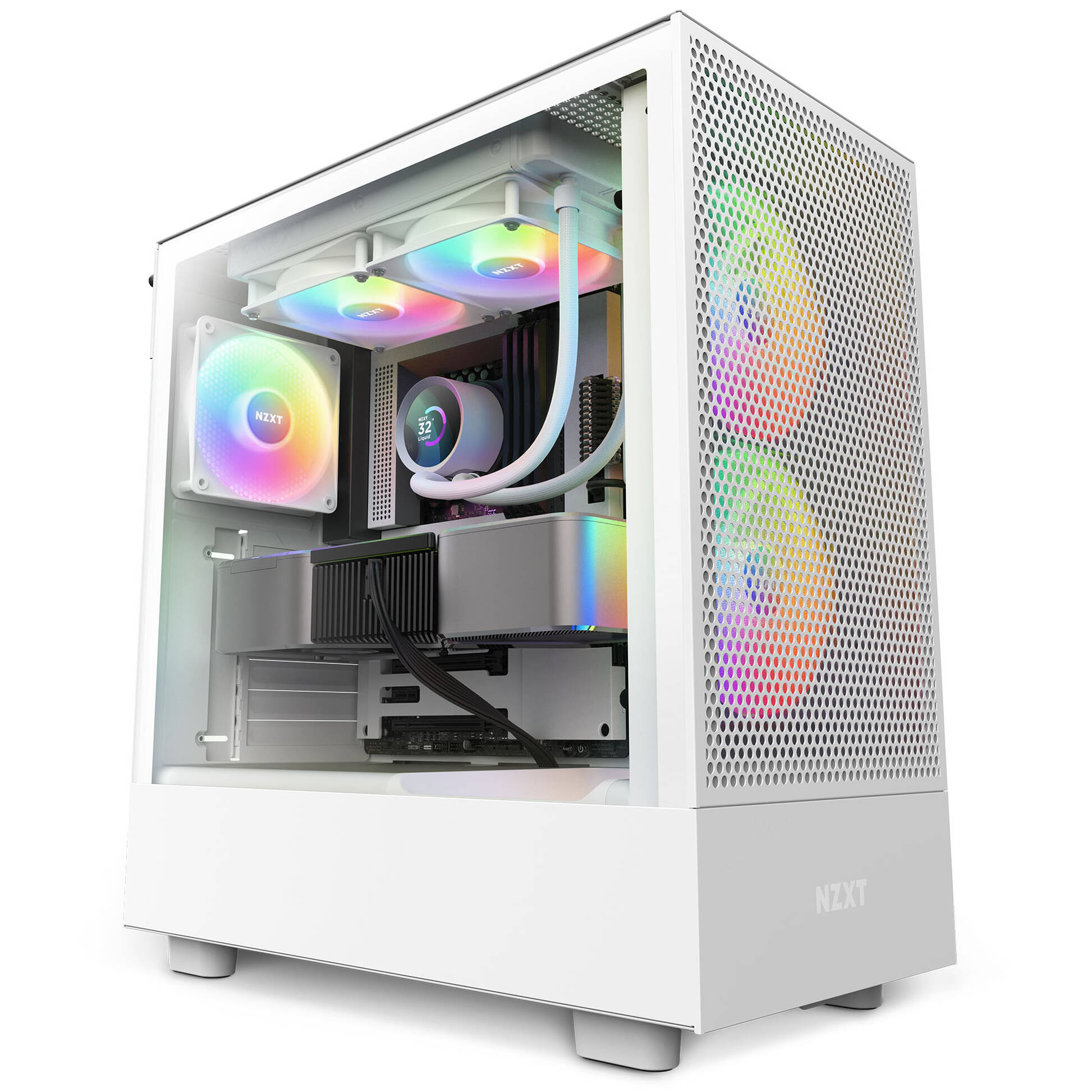 NZXT F140 RGB Core PWM Fan - 140mm, black, pack of 2