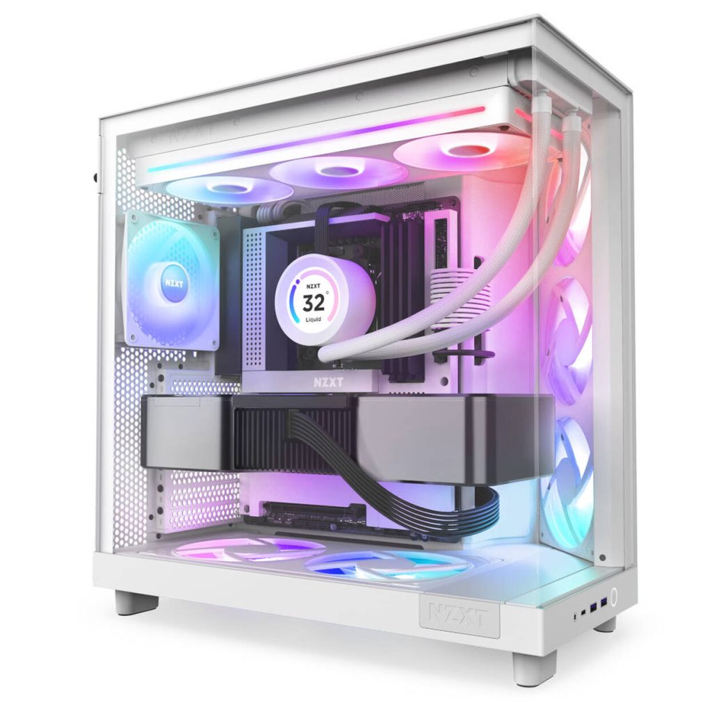 NZXT F360 RGB Core Case Fan, 360 mm Uni-Frame - Black