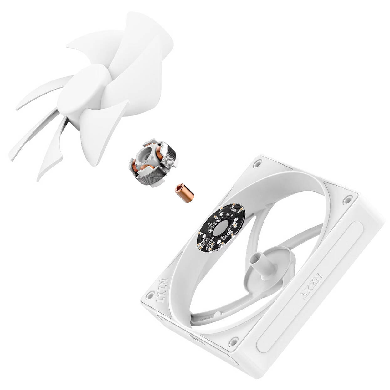 NZXT F140P V2 PWM Fan, Static Pressure - 140mm, White : image 5