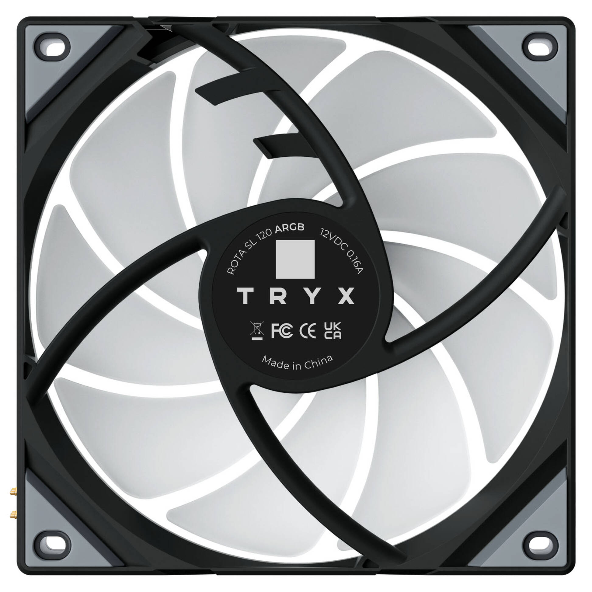 TRYX ROTA SL ARGB Fan - 120mm, black