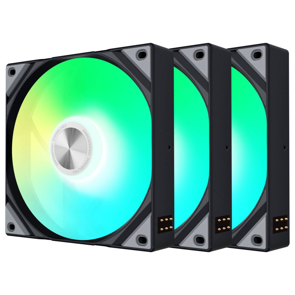 TRYX ROTA SL ARGB Reverse Fan - 3-Pack, 120mm, Black