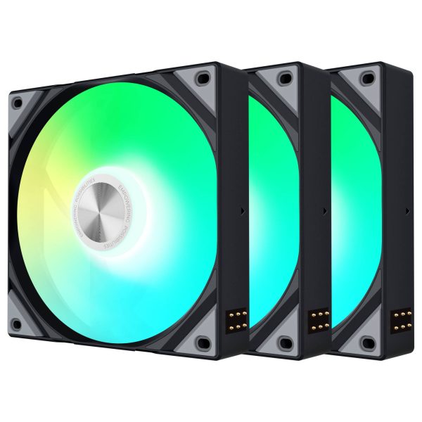 TRYX ROTA SL ARGB Reverse Fan – 3-Pack, 120mm, Black