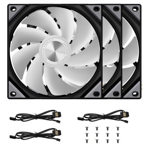 TRYX ROTA SL ARGB Reverse Fan - 3-Pack, 120mm, Black