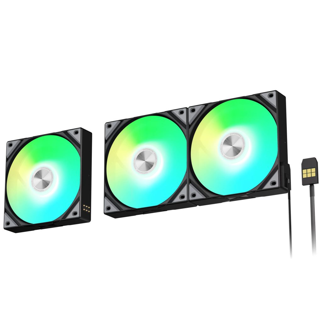 TRYX ROTA SL ARGB Reverse Fan - 3-Pack, 120mm, Black