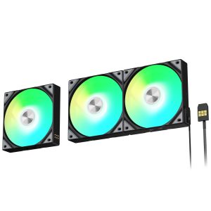TRYX ROTA SL ARGB Reverse Fan - 3-Pack, 120mm, Black
