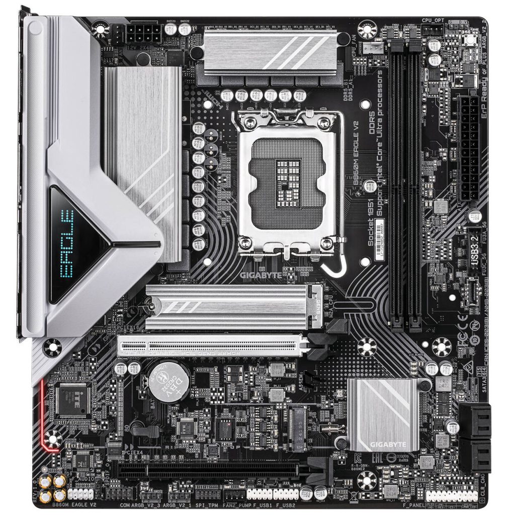 GIGABYTE B860M Eagle V2 Motherboard, Socket 1851, Intel B860, mATX, DDR5