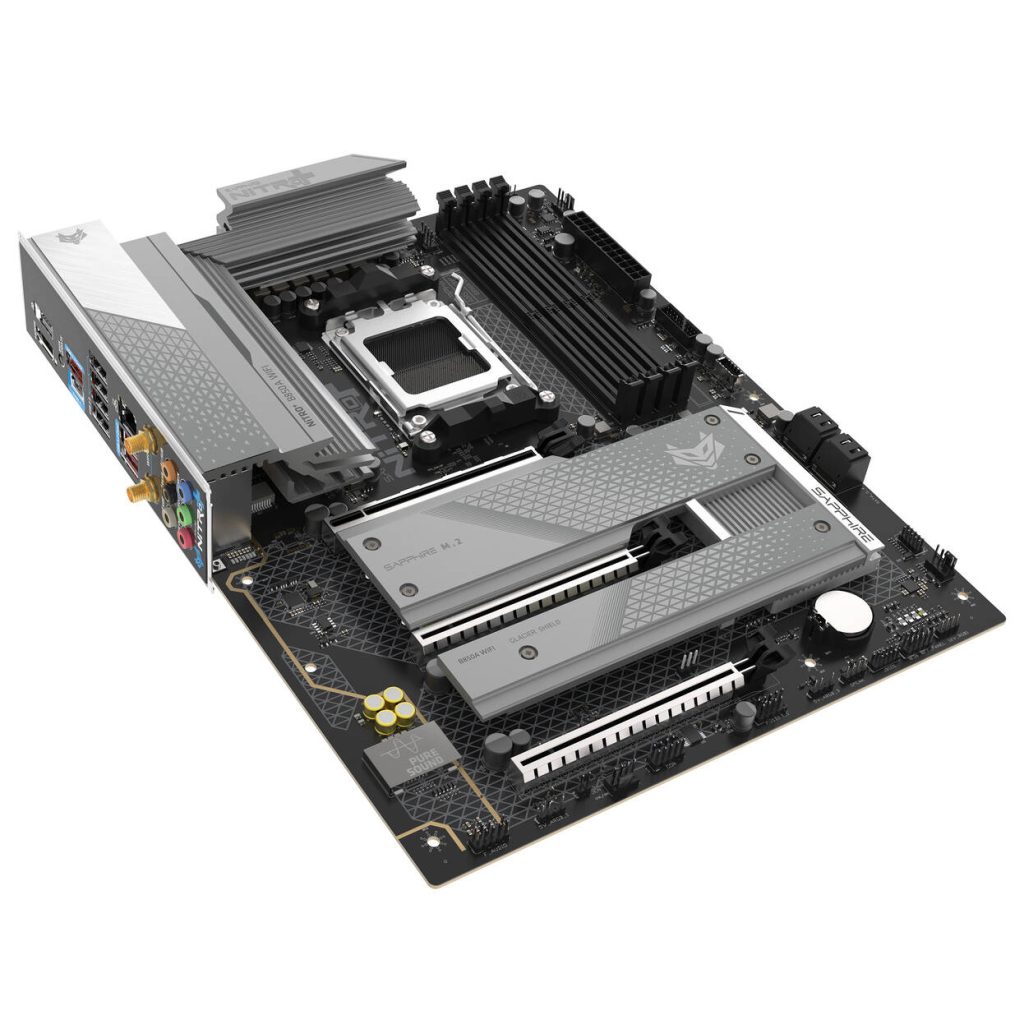 Sapphire Nitro+ B850A WiFi 7 motherboard, Socket AM5, AMD B850, ATX, DDR5