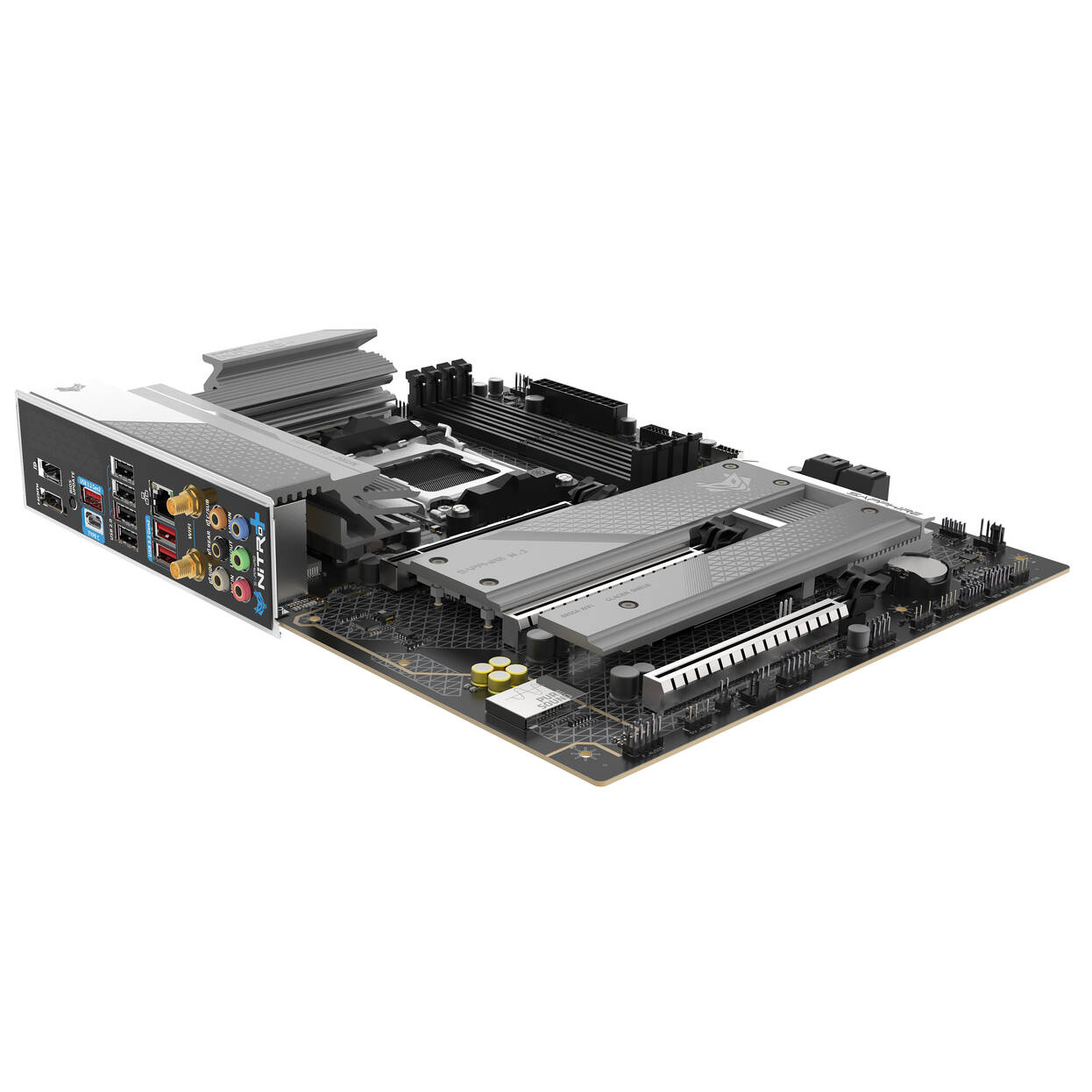 Sapphire Nitro+ B850A WiFi 7 motherboard, Socket AM5, AMD B850, ATX, DDR5