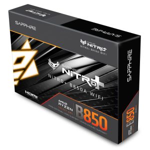 Sapphire Nitro+ B850A WiFi 7 motherboard, Socket AM5, AMD B850, ATX, DDR5