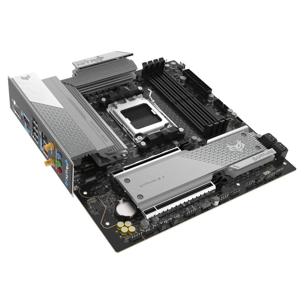 Sapphire Nitro+ B850M WiFi Motherboard, Socket AM5, AMD B850, mATX, DDR5