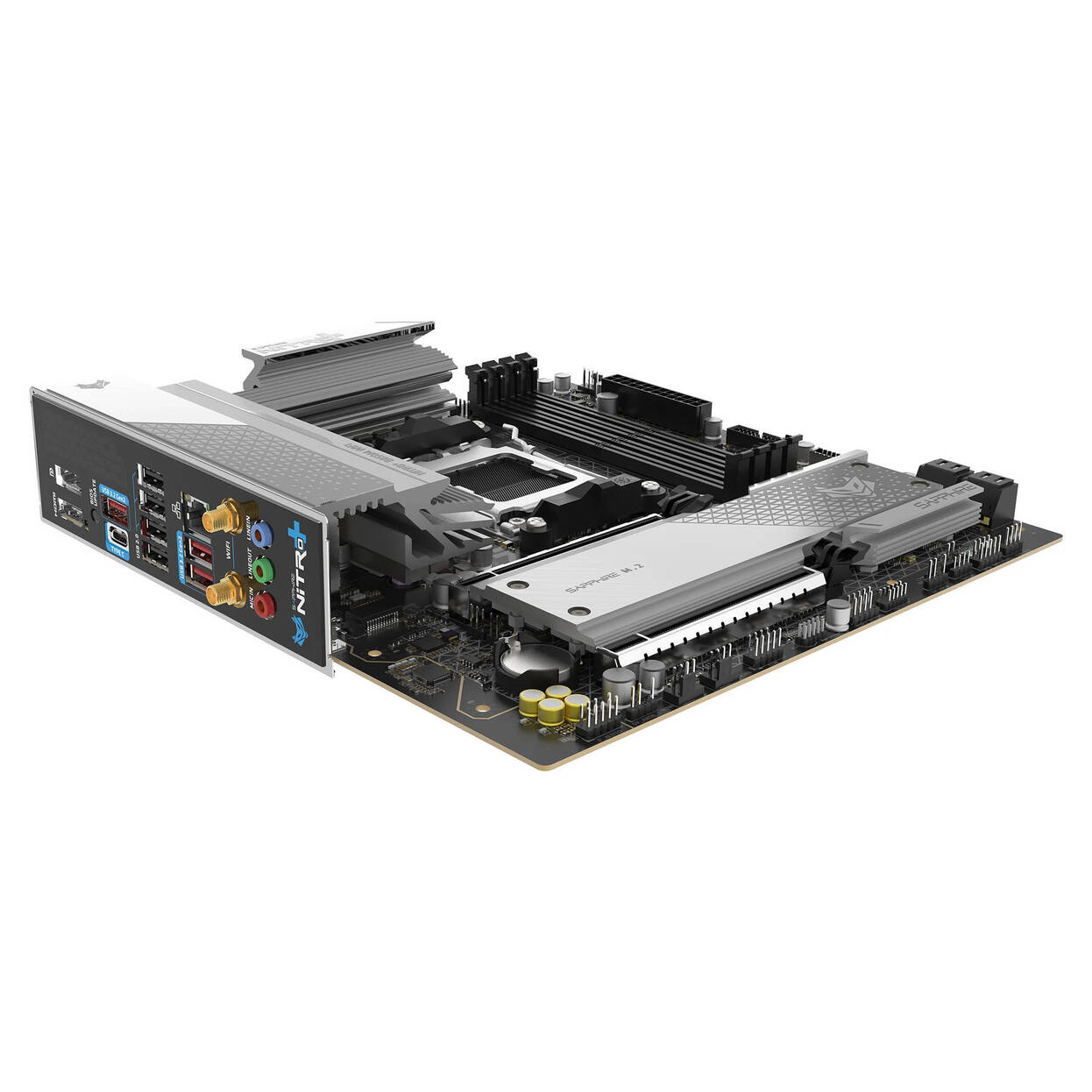 Sapphire Nitro+ B850M WiFi Motherboard, Socket AM5, AMD B850, mATX, DDR5