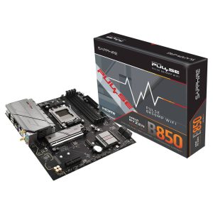 Sapphire Pulse B850M WiFi motherboard, Socket AM5, AMD B850, mATX, DDR5
