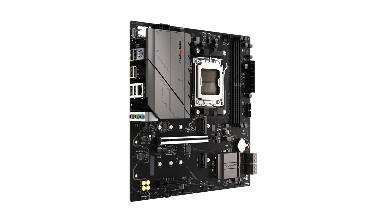 Sapphire Pulse A620AM Motherboard, Socket AM5, AMD A620, mATX, DDR5