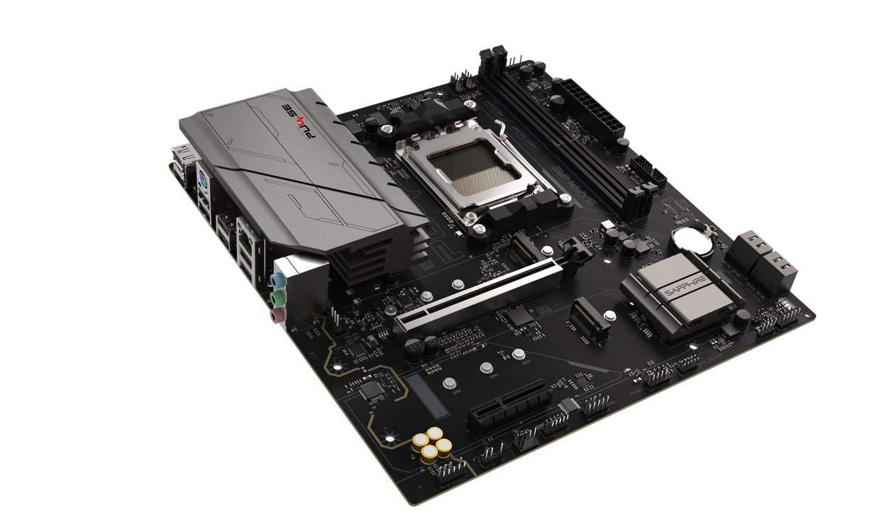 Sapphire Pulse A620AM Motherboard, Socket AM5, AMD A620, mATX, DDR5