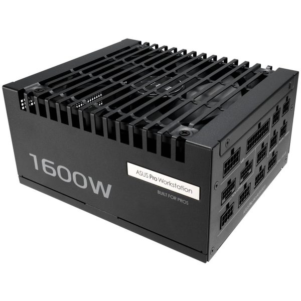 ASUS Pro WS Platinum, 80 PLUS Platinum power supply, modular, ATX 3.1, PCIe 5.1 – 1600 Watt