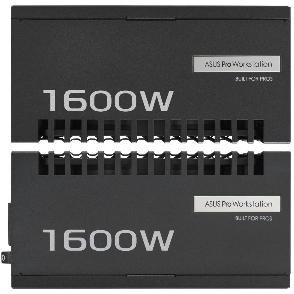 ASUS Pro WS Platinum, 80 PLUS Platinum power supply, modular, ATX 3.1, PCIe 5.1 - 1600 Watt