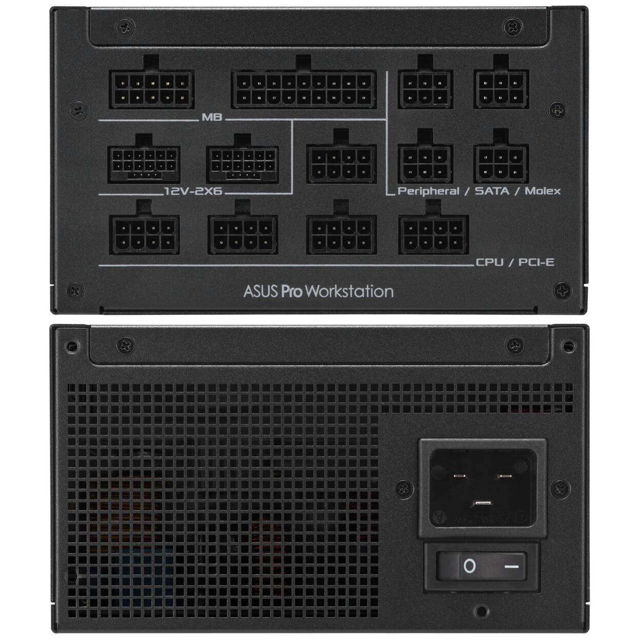 ASUS Pro WS Platinum, 80 PLUS Platinum power supply, modular, ATX 3.1, PCIe 5.1 - 1600 Watt