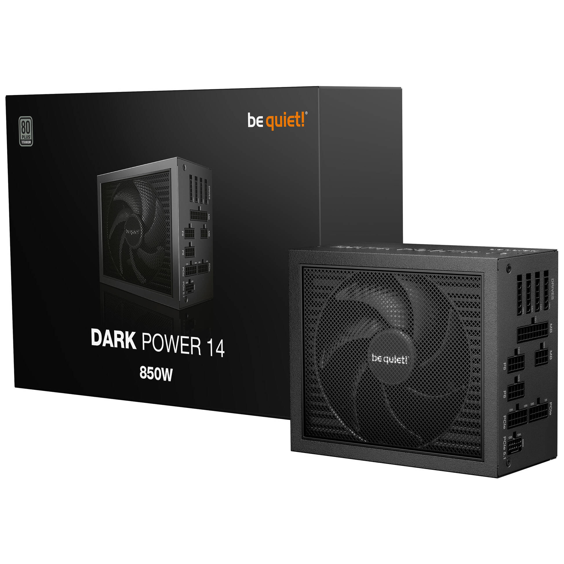 be quiet! Dark Power 14 80 PLUS Titanium Power Supply, ATX 3.1, PCIe 5.1 - 850 Watts : image 8