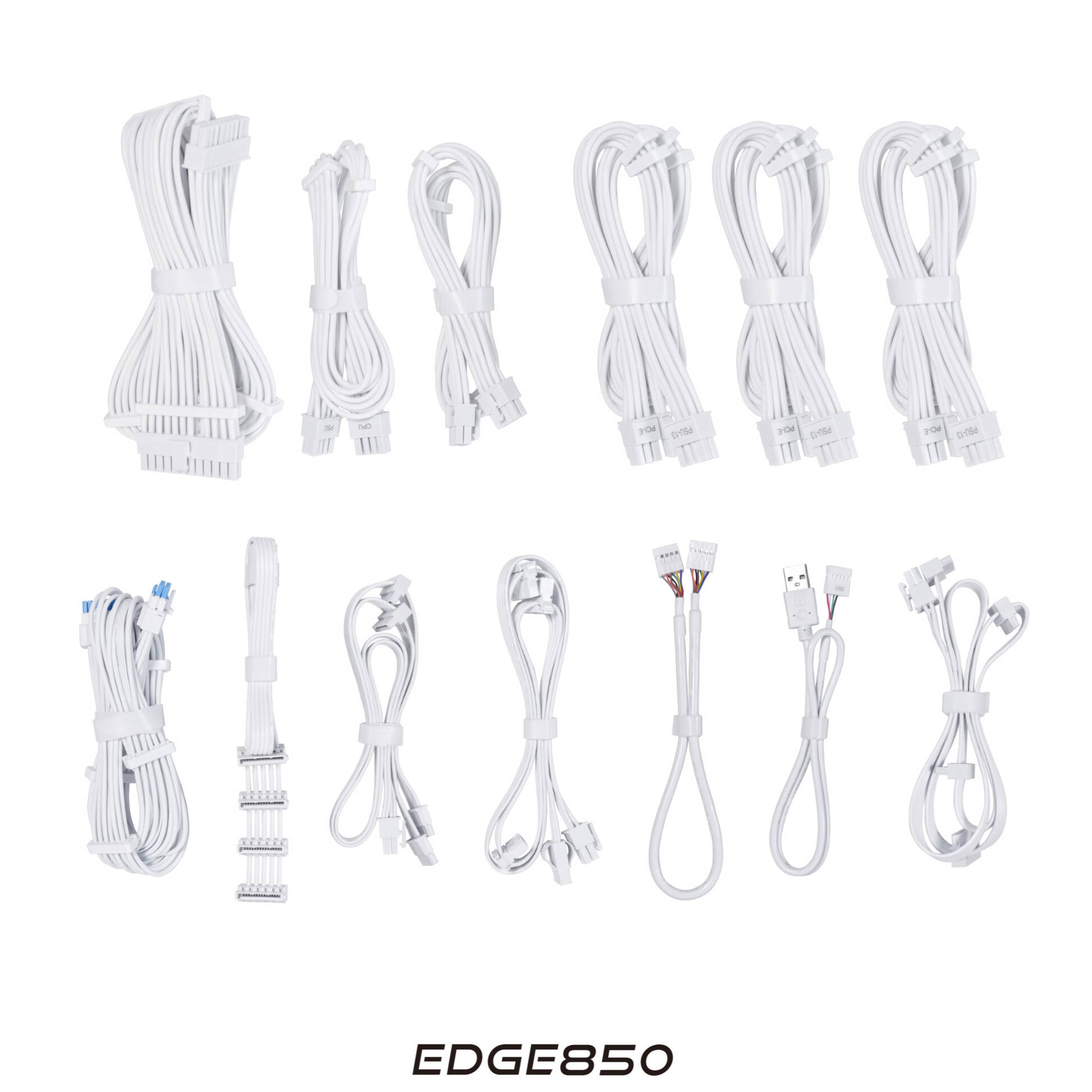 Lian Li EDGE EG0850 80 PLUS Platinum Power Supply, PCIe 5.1, ATX 3.1 - 850 Watt, White