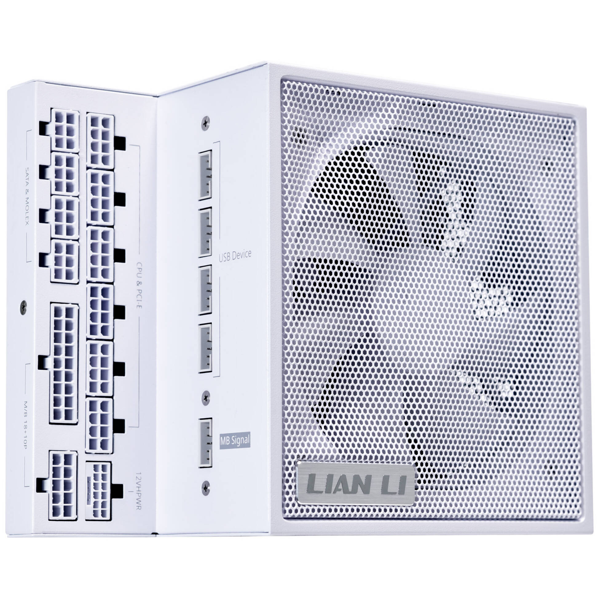 Lian Li EDGE EG0850 80 PLUS Platinum Power Supply, PCIe 5.1, ATX 3.1 - 850 Watt, White