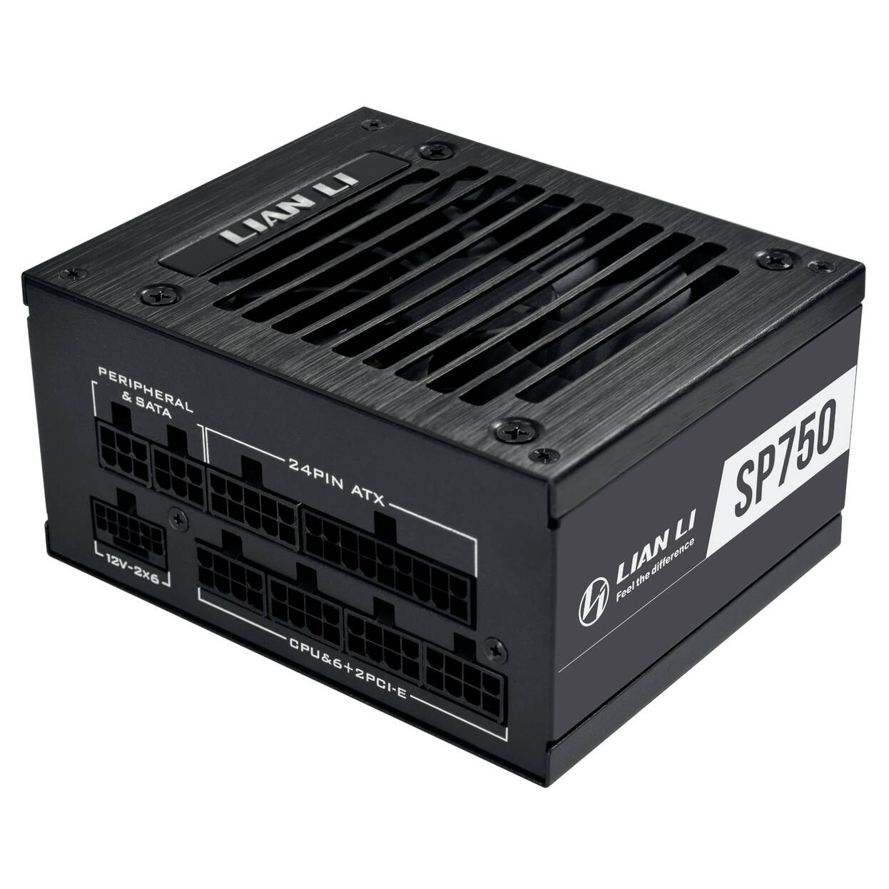 Lian Li SP750 V2 Gold Power Supply, modular, ATX 3.1 - 750 Watt, black : image 2