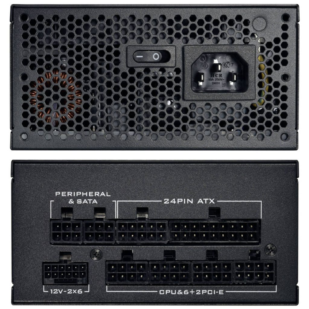 Lian Li SP750 V2 Gold Power Supply, modular, ATX 3.1 - 750 Watt, black : image 5