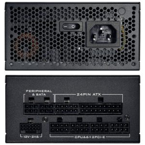 Lian Li SP750 V2 Gold Power Supply, modular, ATX 3.1 - 750 Watt, black : image 5
