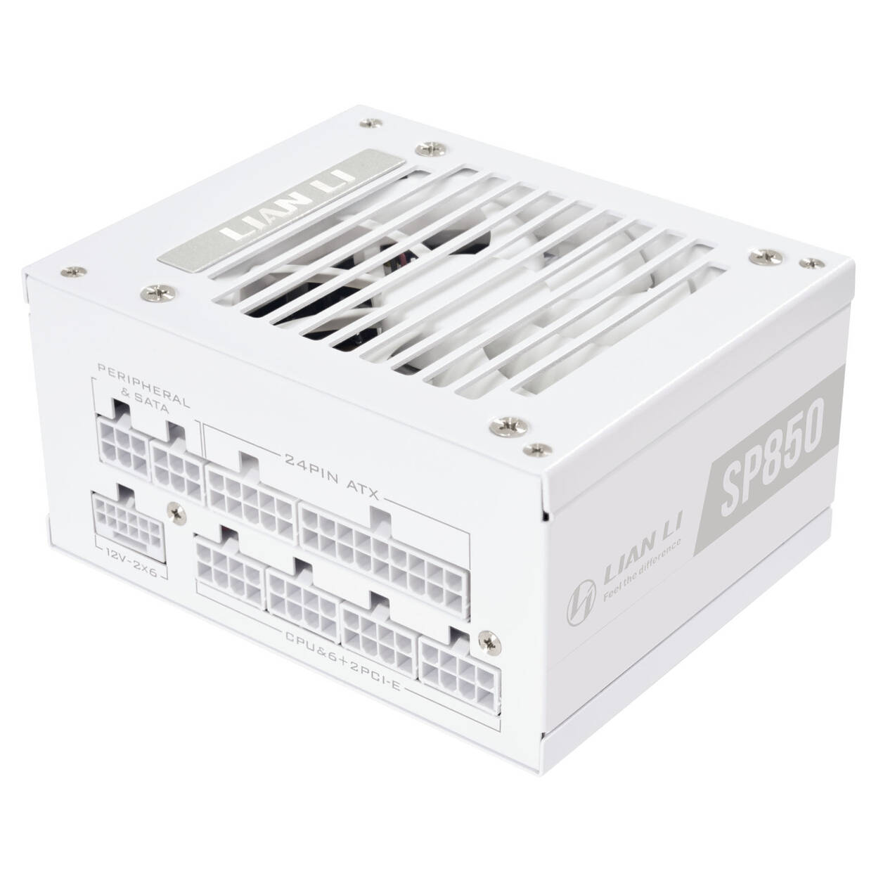 Lian Li SP850 V2 Gold Power Supply, modular, ATX 3.1 - 850 Watt, white