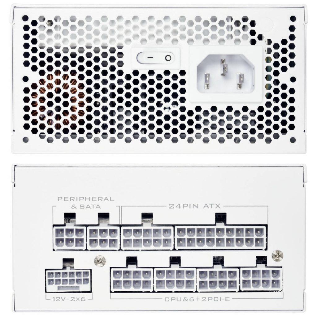 Lian Li SP850 V2 Gold Power Supply, modular, ATX 3.1 - 850 Watt, white
