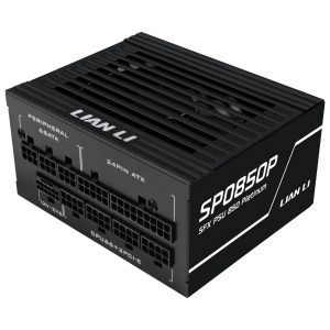 Lian Li SP Series Platinum 80 PLUS Platinum Power Supply, SFX, fully modular, PCIe 5.1, ATX 3.1 - 850 Watts, black
