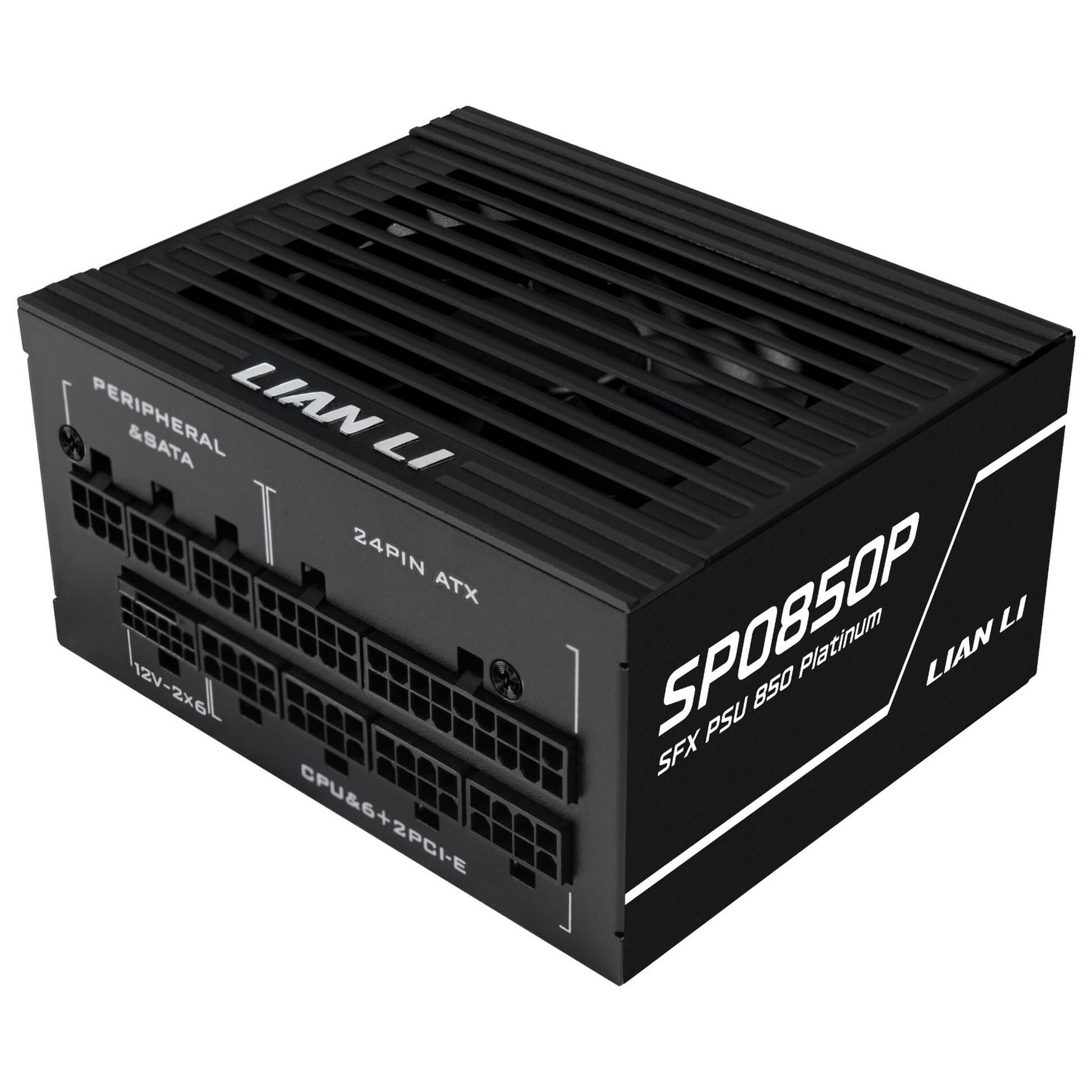 Lian Li SP Series Platinum 80 PLUS Platinum Power Supply, SFX, fully modular, PCIe 5.1, ATX 3.1 - 850 Watts, black