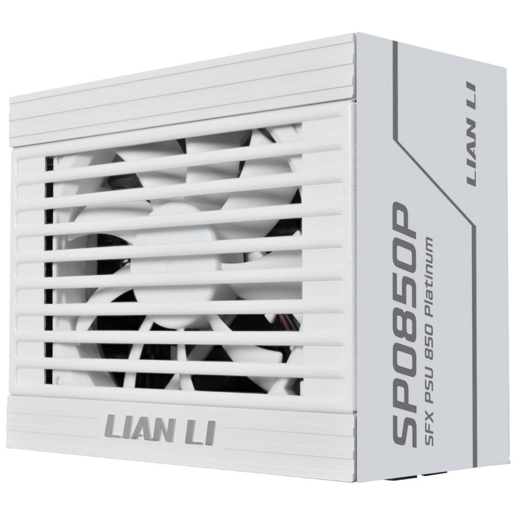 Lian Li SP Series Platinum 80 PLUS Platinum Power Supply, SFX, fully modular, PCIe 5.1, ATX 3.1 - 850 Watts, white