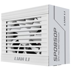 Lian Li SP Series Platinum 80 PLUS Platinum Power Supply, SFX, fully modular, PCIe 5.1, ATX 3.1 - 850 Watts, white
