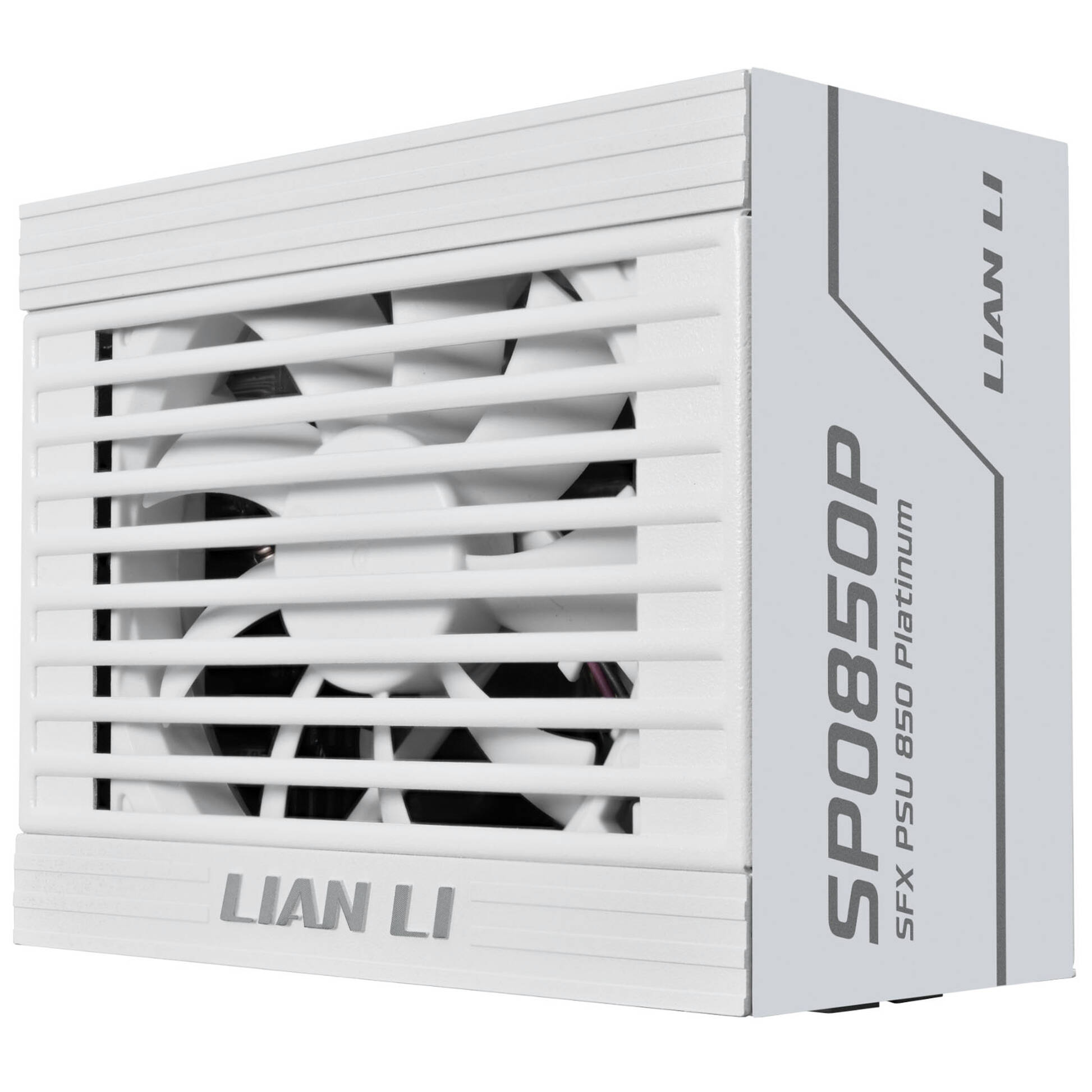Lian Li SP Series Platinum 80 PLUS Platinum Power Supply, SFX, fully modular, PCIe 5.1, ATX 3.1 - 850 Watts, white