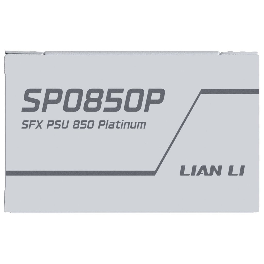 Lian Li SP Series Platinum 80 PLUS Platinum Power Supply, SFX, fully modular, PCIe 5.1, ATX 3.1 - 850 Watts, white