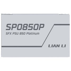 Lian Li SP Series Platinum 80 PLUS Platinum Power Supply, SFX, fully modular, PCIe 5.1, ATX 3.1 - 850 Watts, white