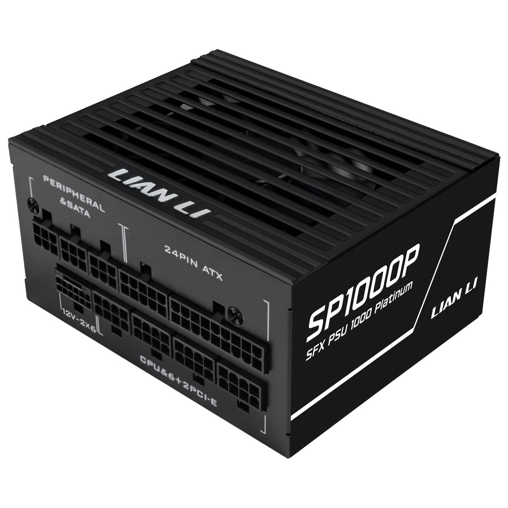 Lian Li SP Series Platinum 80 PLUS Platinum Power Supply, SFX, fully modular, PCIe 5.1, ATX 3.1 - 1,000 Watt, black