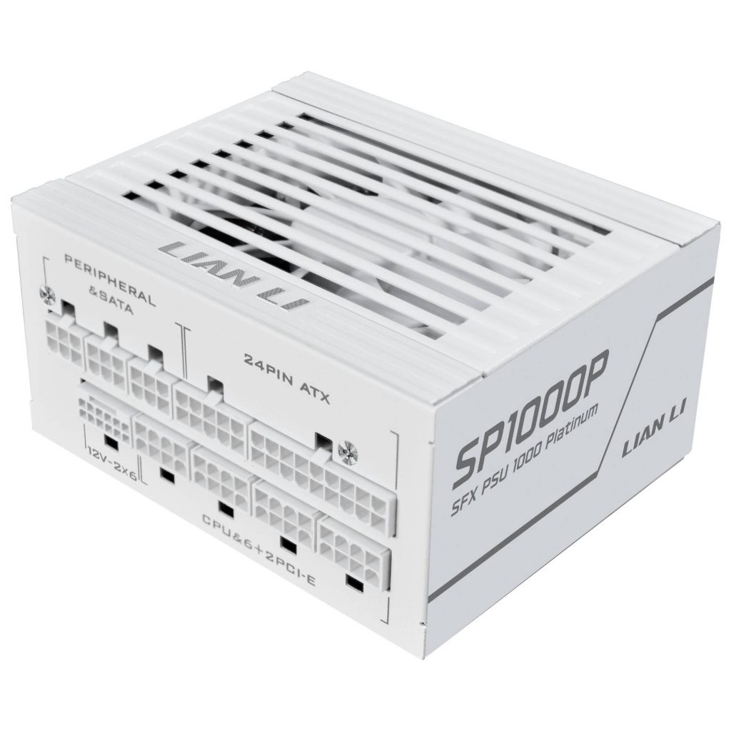 Lian Li SP Series Platinum 80 PLUS Platinum Power Supply, SFX, fully modular, PCIe 5.1, ATX 3.1 - 1,000 Watt, white : image 2